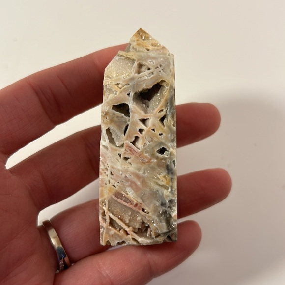 Natural Sphalerite Crystal Cluster Tower - Picture 3 of 11